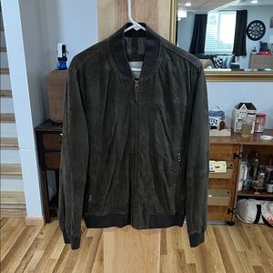 Men's Dark Green Bomber Jacket